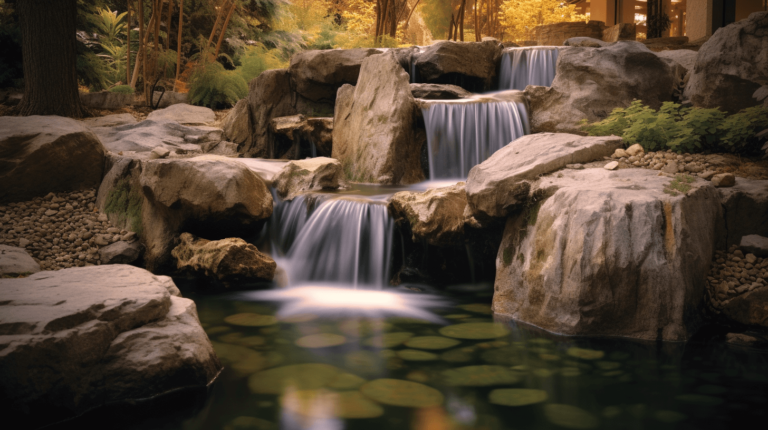 the combination of the outdoors and waterfalls