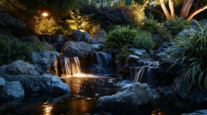 The perfect lighting to illuminate every corner of every waterfall