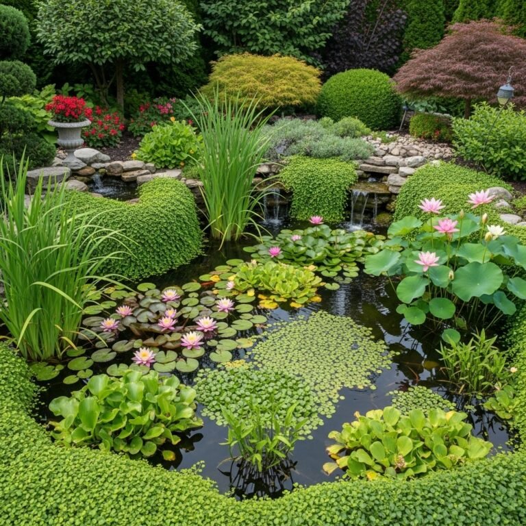 backyard water garden