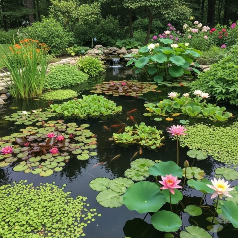 Water garden with koi in moraga ca