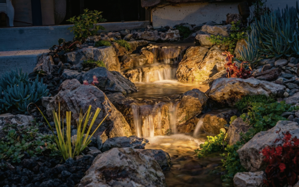 Small Pondless Waterfall