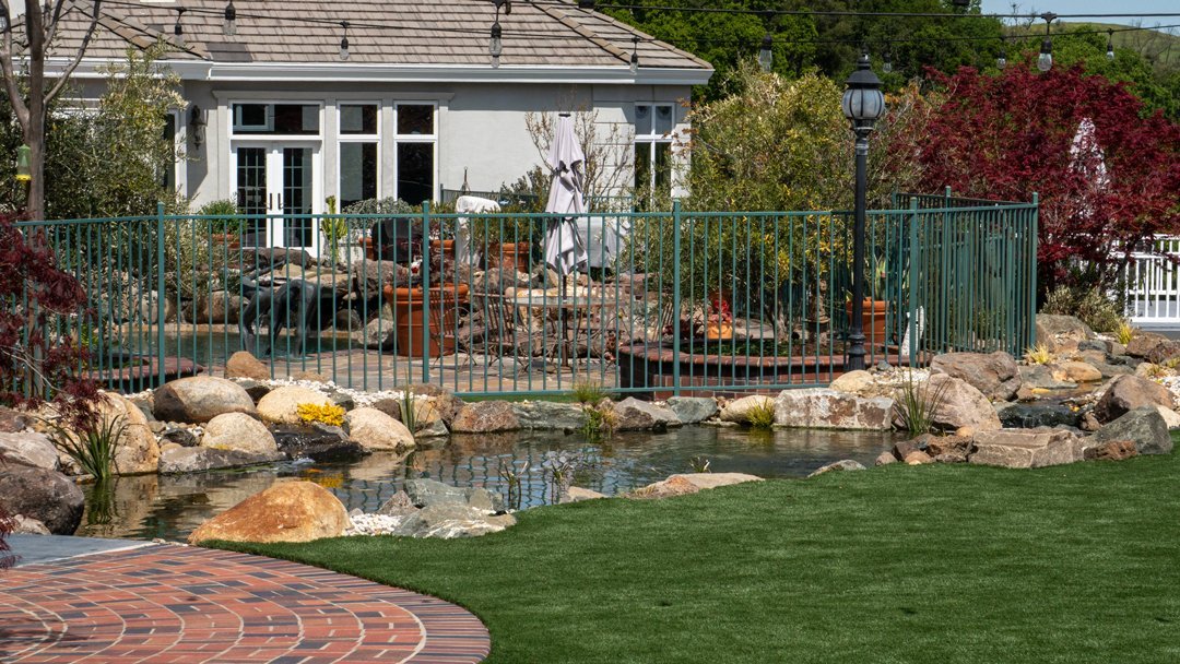 Backyard koi pond build the aquascape way
