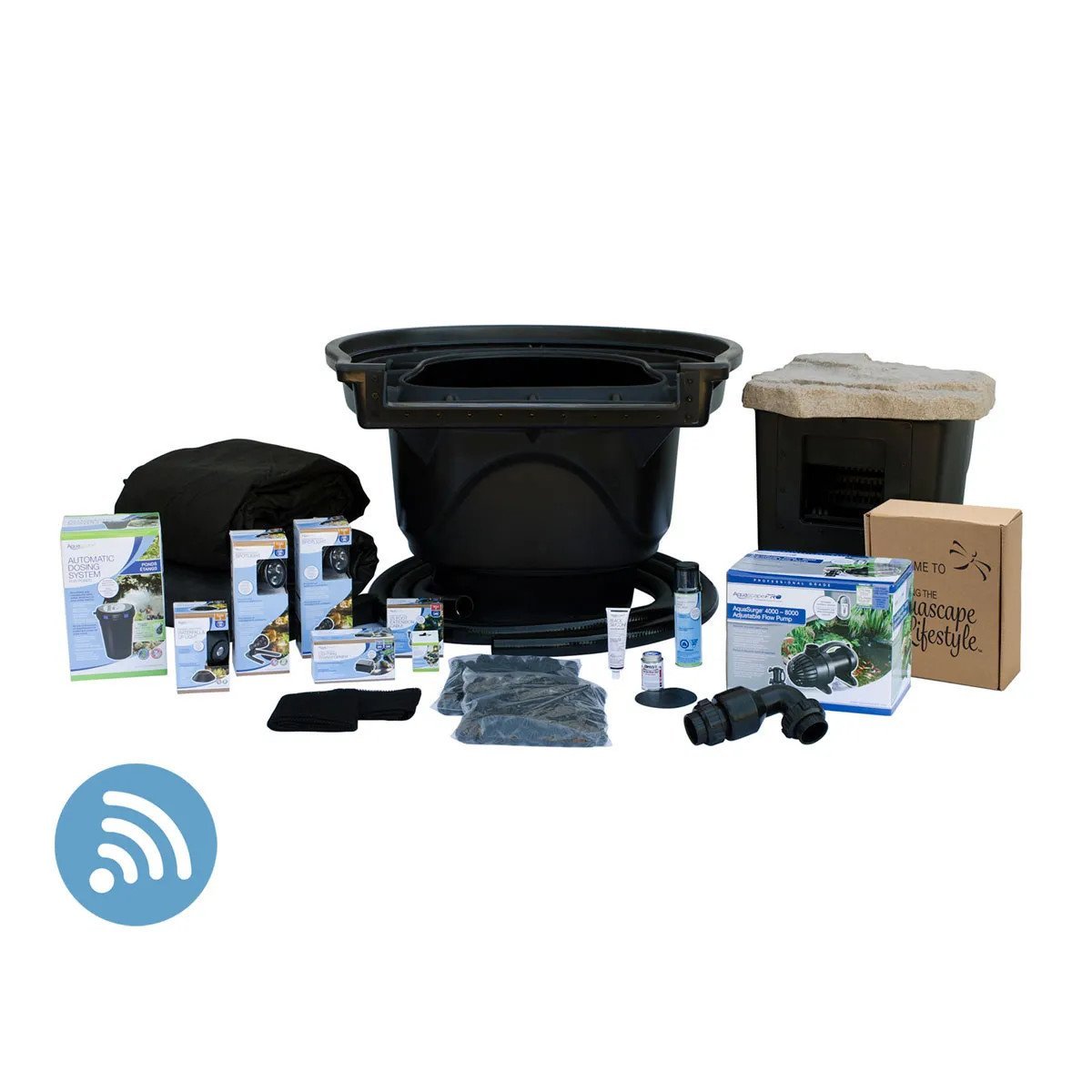 Aquascape pond main components