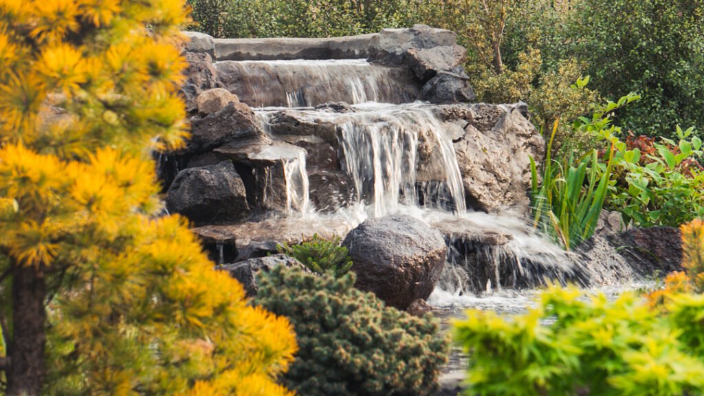 Alameda county waterfall for koi pond