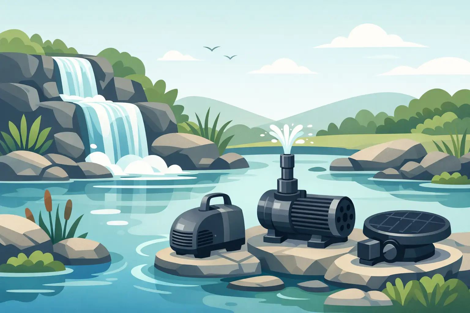 Best Pond Pumps for Waterfalls: What Fits?