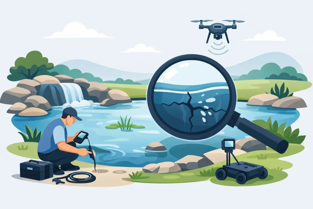 How to Find a Pond Leak Without Guesswork