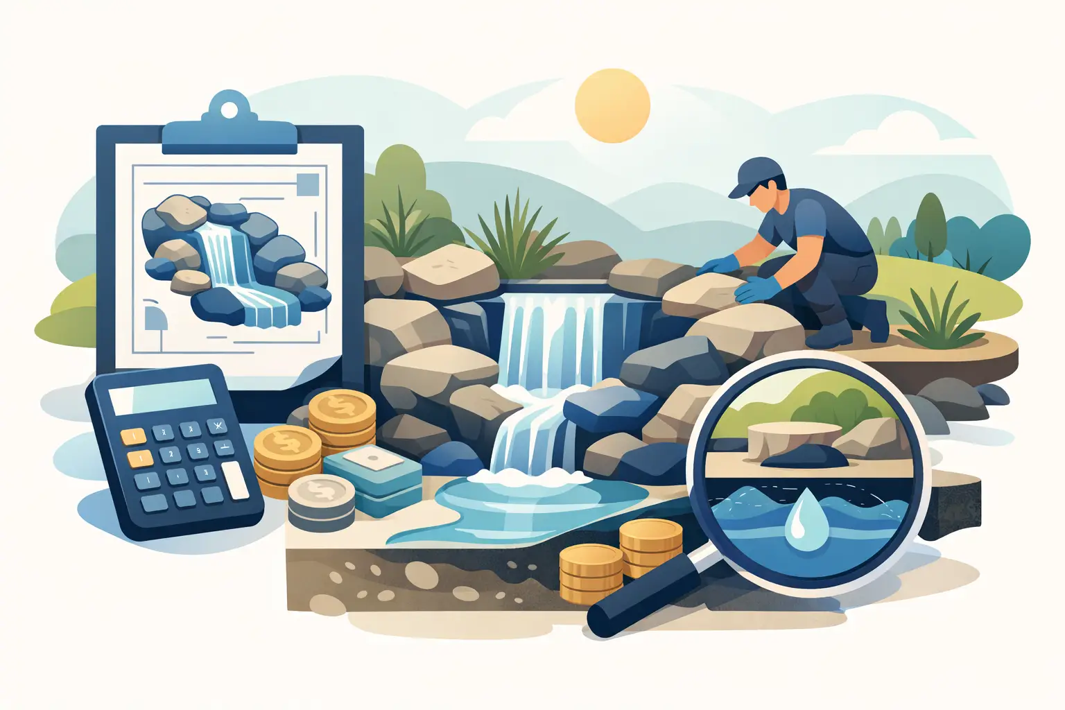 Pondless Waterfall Installation Cost Explained
