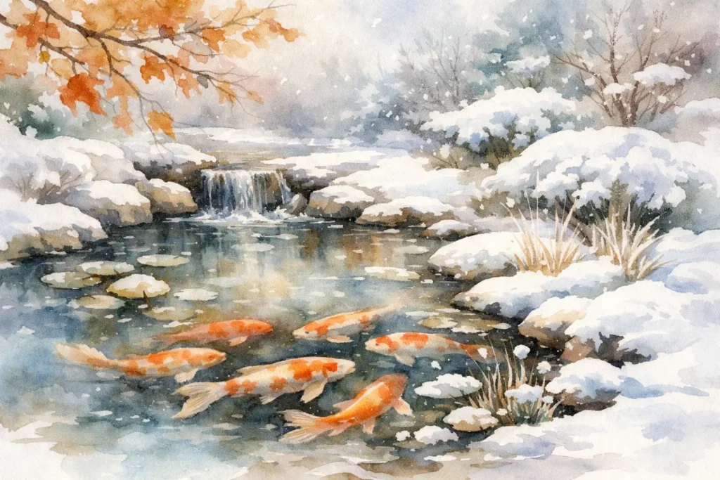 How to Winterize Koi Pond Without Risking Fish