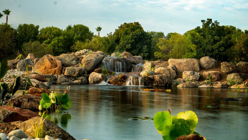 amazin large scale pond build in livermore ca by aquascape creations
