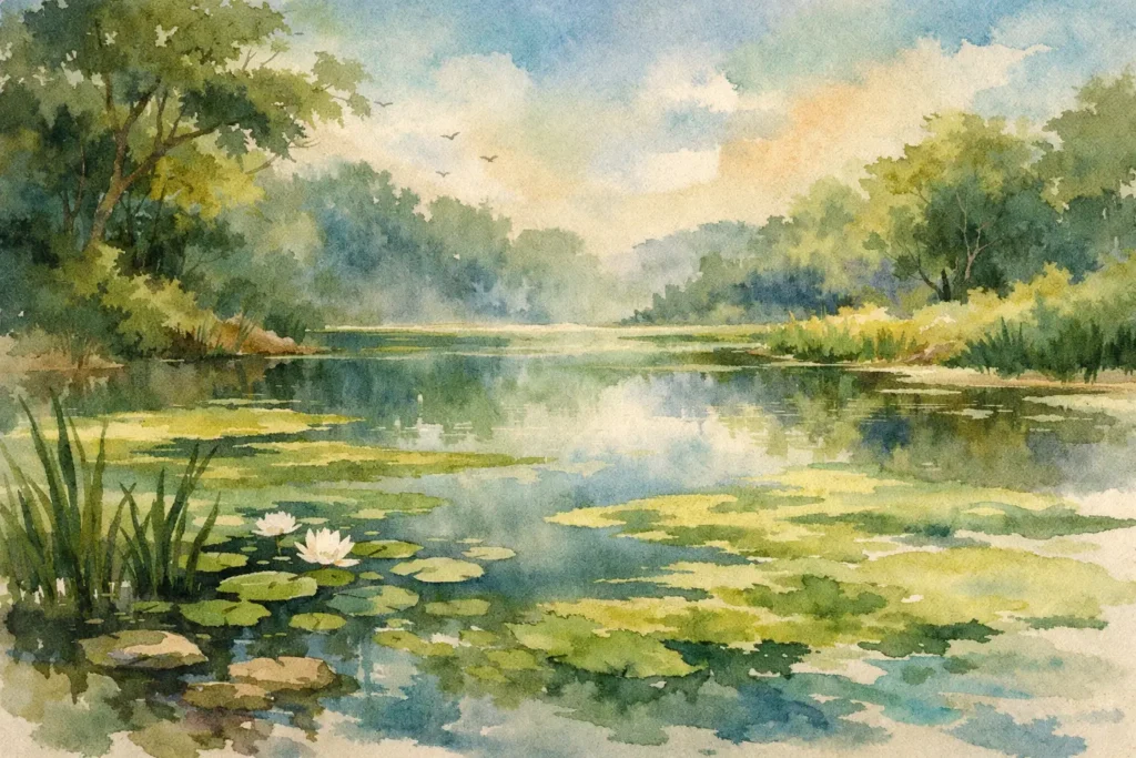 Pond Algae Control That Protects Natural Beauty