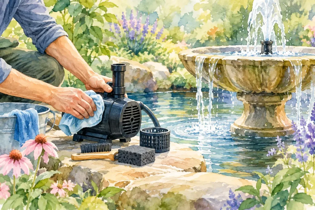 How to Maintain a Fountain Pump for Lasting Flow