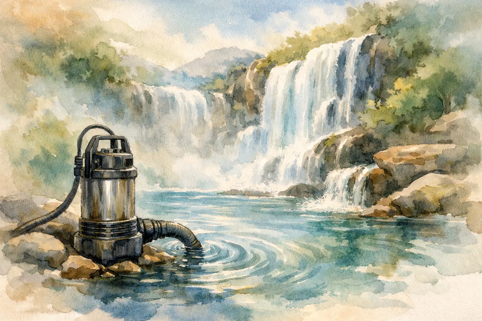 Why Waterfall Pumps Hum and What It Means
