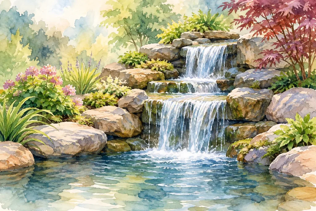 How to Build a Fishless Waterfall That Lasts