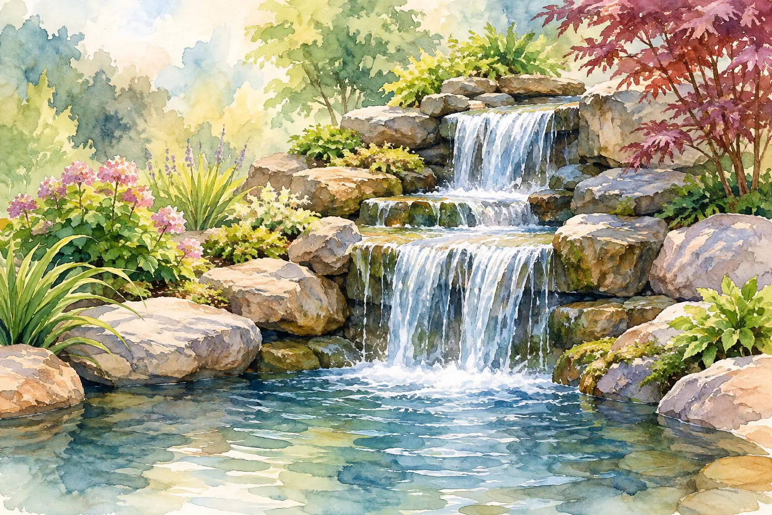 How to Build a Fishless Waterfall That Lasts