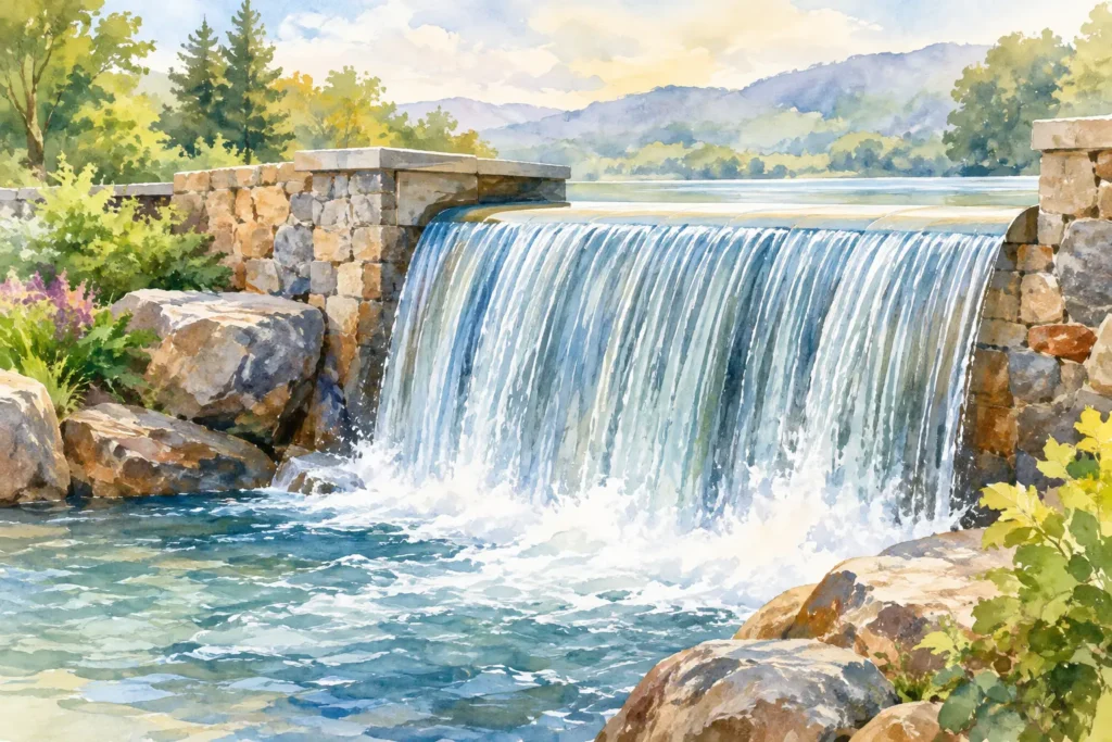 How to Design a Waterfall Spillway That Lasts