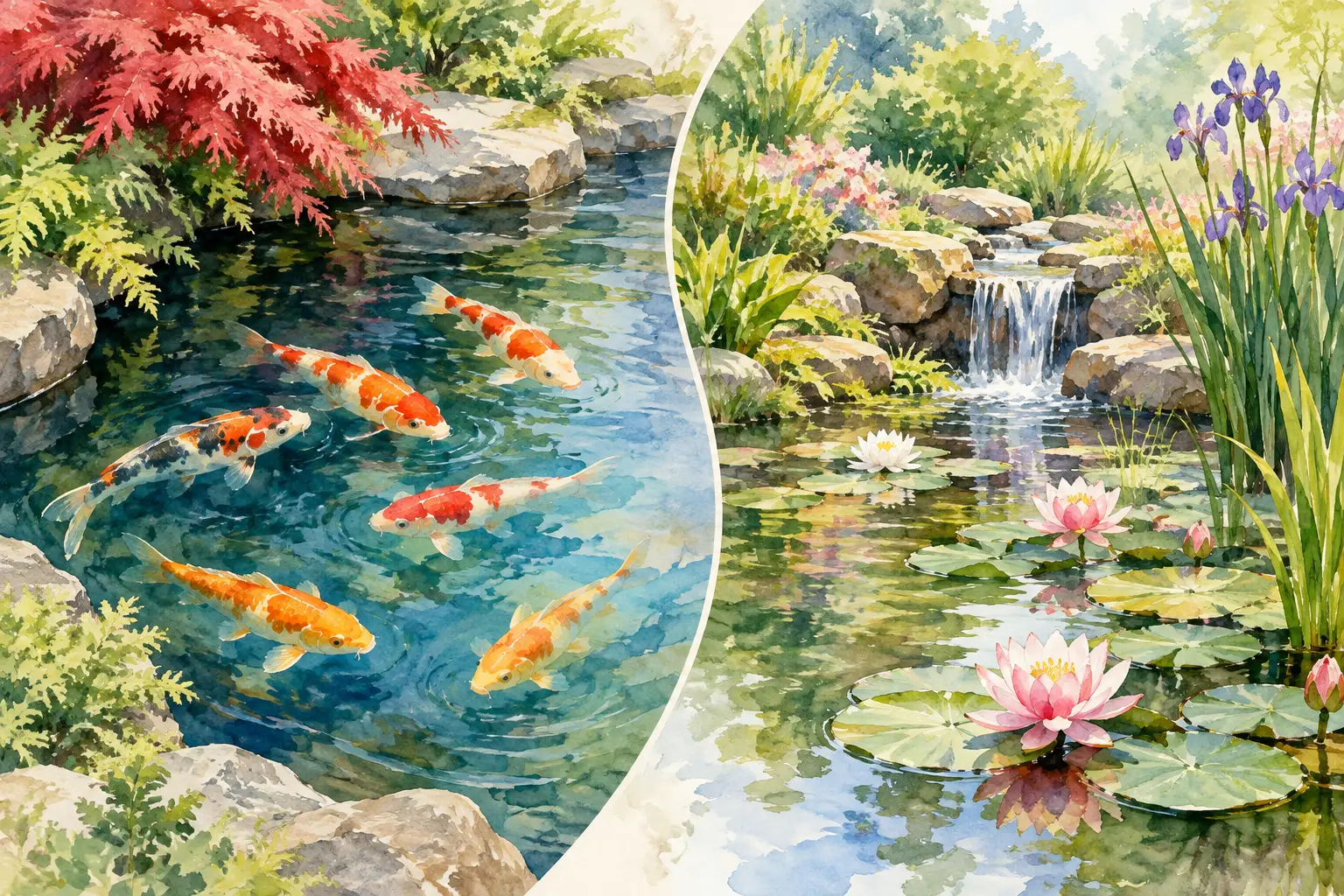 Koi Pond Versus Water Garden - Which Is Right?